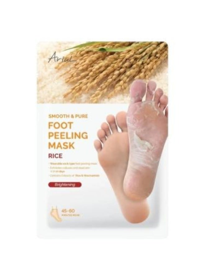 Smooth & Pure Rice and Niacinamide Brightening Foot Mask